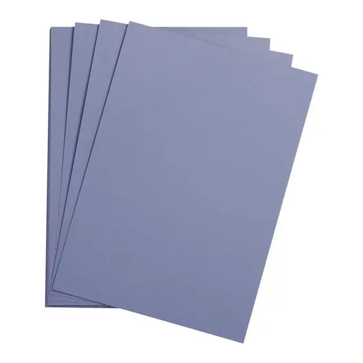 Цветная бумага 500*650мм., Clairefontaine &quot;Etival color&quot;, 24л., 160г/м2, лавандаво-синий, легкое зерно, хлопок, фото 1
