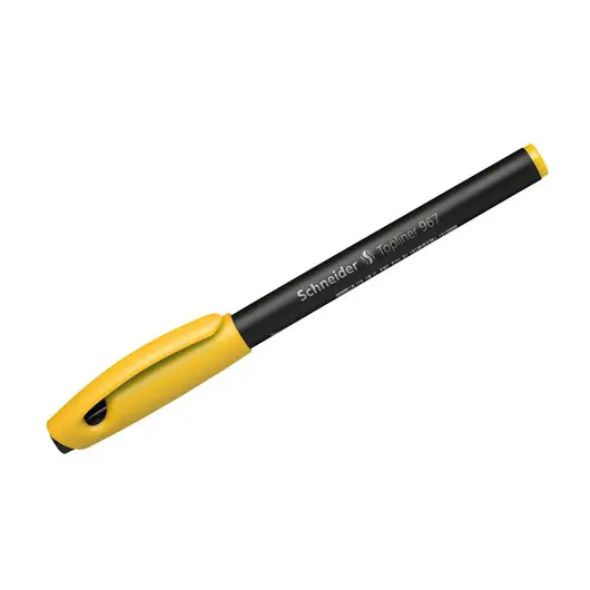 Ручка капиллярная Schneider &quot;Topliner 967&quot; желтая, 0,4мм, фото 1