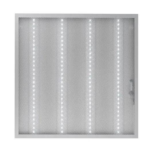 Светильник SONNEN, АРМСТРОНГ ЭКОНОМ, холодный белый, LED, 595х595х19 мм, 36 Вт, прозрачный, 237153, фото 1