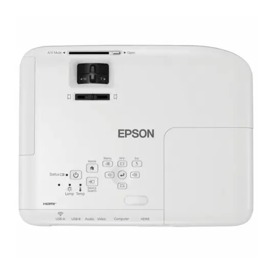 Проектор EPSON EB-X06, LCD, 1024x768, 4:3, 3600 лм, 16000:1, 2,5 кг, V11H972040, фото 5