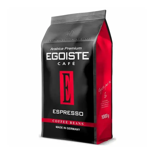 Кофе в зернах EGOISTE &quot;Espresso&quot;, арабика 100%, 1000г, вакуумная упаковка, ш/к 51094, EG10004021, фото 1