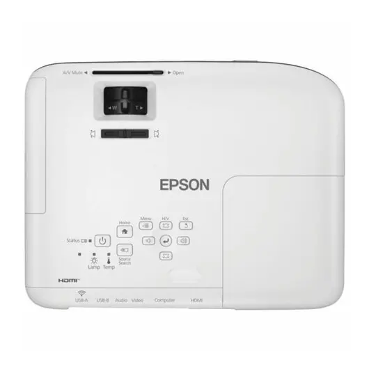 Проектор EPSON EB-X51, LCD, 1024x768, 4:3, 3800 лм, 18000:1, 2,5 кг, V11H976040, фото 6