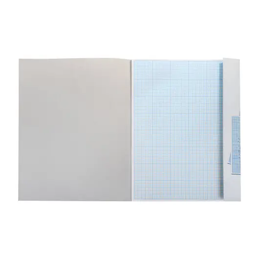 Бумага масштабно-координатная (миллиметровая) ПЛОТНАЯ папка А3 голубая 20 листов 80 г/м2, STAFF, 113487, фото 3