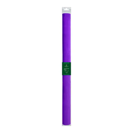 Бумага крепированная Greenwich Line, 50*250см, 32г/м2, фиолетовая, в рулоне, пакет с европодвесом, фото 1