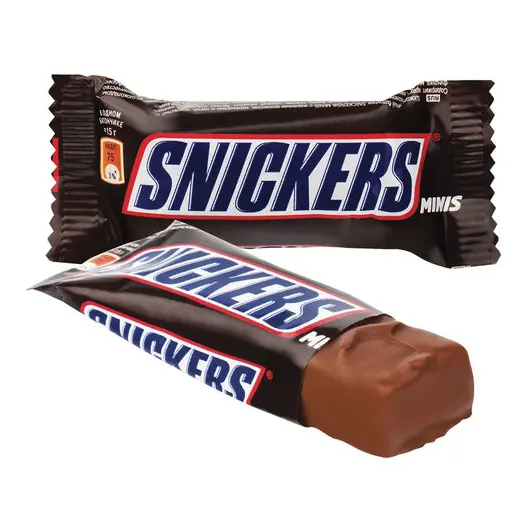 Конфеты шоколадные SNICKERS minis, весовые, 1 кг, картонная упаковка, 57236, фото 2