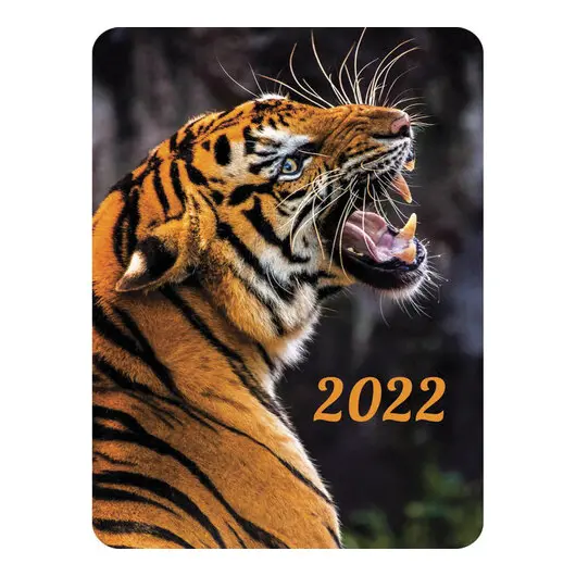 Календарь карманный на 2022 год, 70х100 мм, &quot;Год тигра&quot;, HATBER, Кк7, фото 5