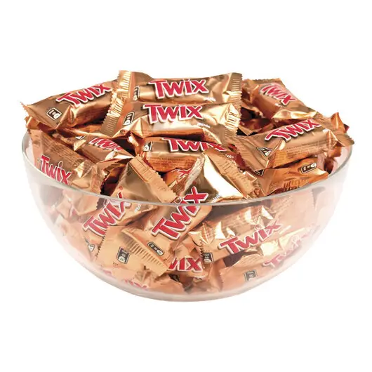 Конфеты шоколадные TWIX minis, весовые, 1 кг, картонная упаковка, 57237, фото 2