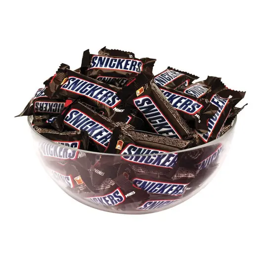 Конфеты шоколадные SNICKERS minis, весовые, 1 кг, картонная упаковка, 57236, фото 3