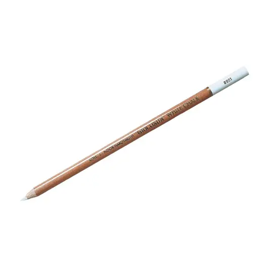 Мел художественный Koh-I-Noor &quot;Gioconda 8801&quot;, карандаш, белый, заточен., фото 1