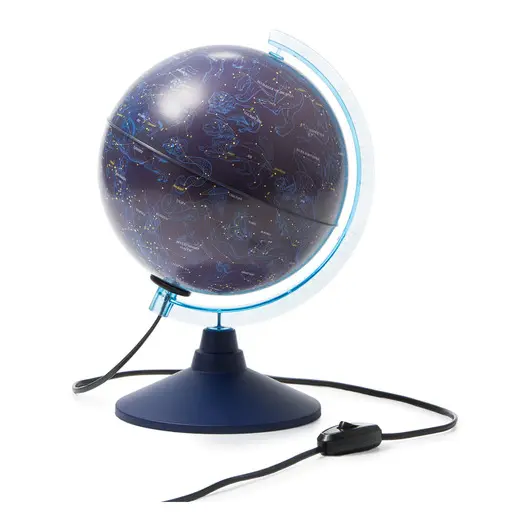 Глобус Звездного неба Globen, 21см, с подсветкой от сети на круглой подставке, фото 1