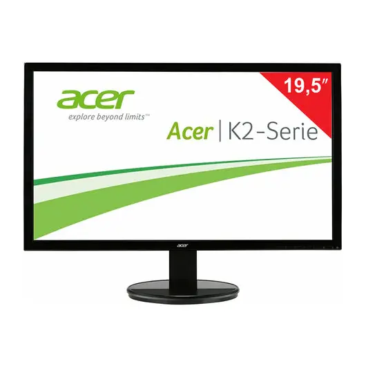 Монитор ACER K202HQLAb 19.5&quot; (50см)/1366х768/16:9/LED/1ms/200cd/VGA/черный, фото 2