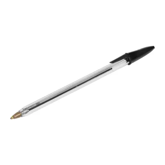 Ручка шариковая STAFF Basic Budget BP-02, письмо 500 м, ЧЕРНАЯ, длина корпуса 13,5 см, линия письма 0,5 мм, 143759, фото 5