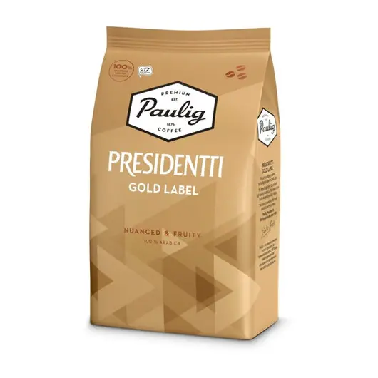 Кофе в зернах PAULIG &quot;Presidentti Gold Label&quot;, арабика 100%, 1000г, вакуумная упаковка, ш/к 76243, 17624, фото 2