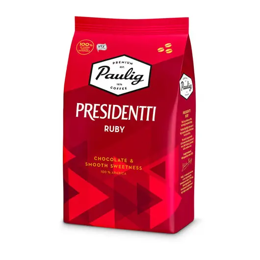 Кофе в зернах PAULIG &quot;Presidentti Ruby&quot;, арабика 100%, 1000г, вакуумная упаковка, ш/к 76342, 17634, фото 2
