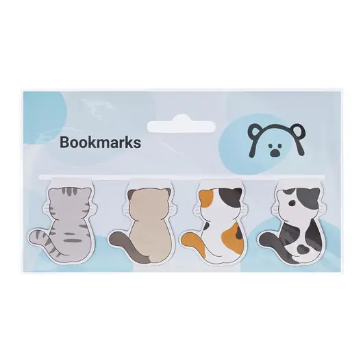 Закладки магнитные для книг, 4шт., MESHU &quot;Kittens&quot;, фото 1