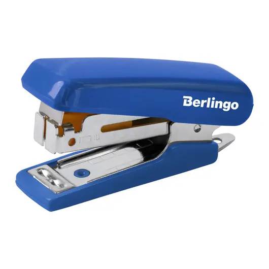 Мини-степлер №10 Berlingo &quot;Comfort&quot; до 10л., пластиковый корпус, синий, фото 1
