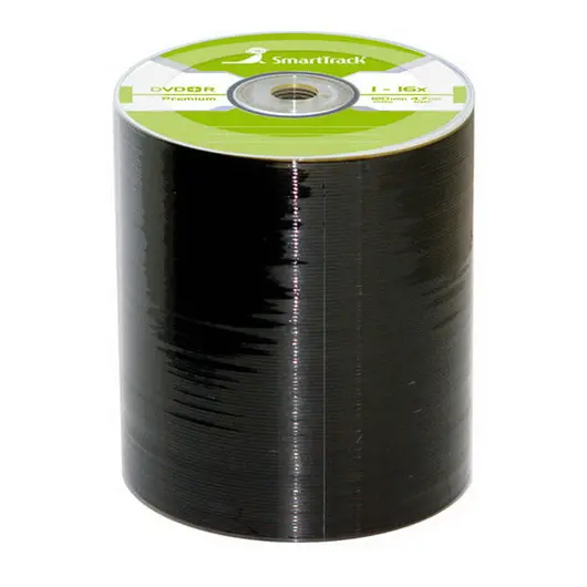 Диск DVD+R 4,7GB Smart Track 16x Bulk (100шт), фото 1