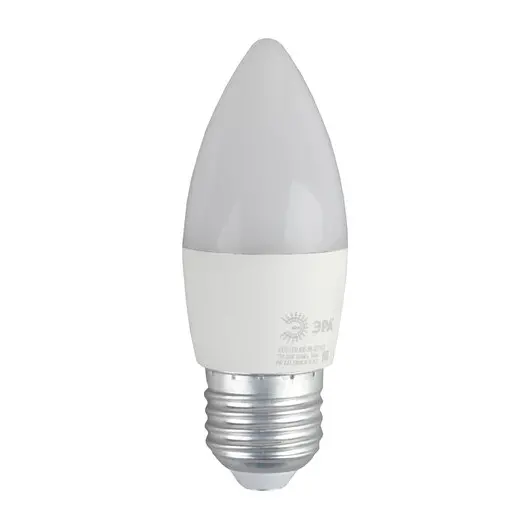Лампа светодиодная ЭРА, 8(75)Вт, цоколь Е27, свеча, теплый белый, 25000 ч, ECO LED B35-8W-2700-E27, Б0030020, фото 3