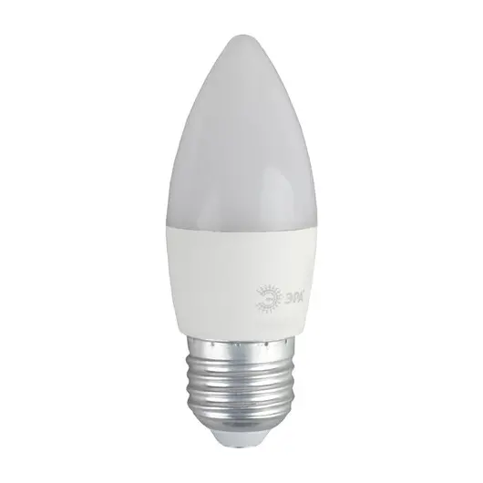 Лампа светодиодная ЭРА, 8(75)Вт, цоколь Е27, свеча, нейтральный белый, 25000 ч, ECO LED B35-8W-4000-E27, Б0030021, фото 2