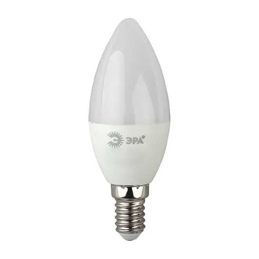 Лампа светодиодная ЭРА, 8(55)Вт, цоколь Е14, свеча, нейтральный белый, 25000 ч, LED B35-8W-4000-E14, Б0050200, фото 3