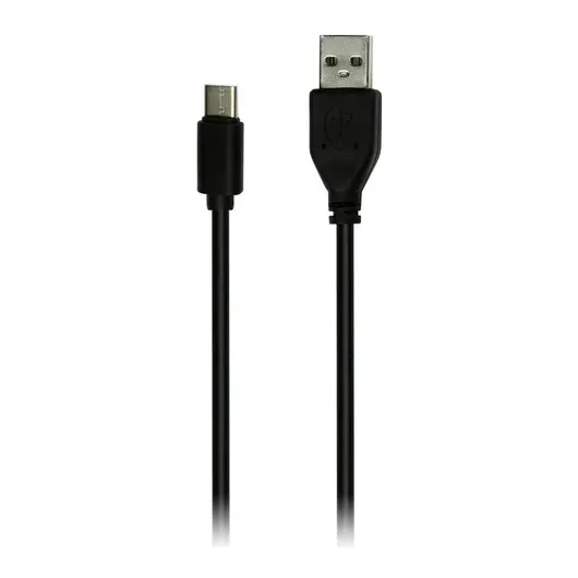 Кабель Smartbuy iK-3112, USB2.0 (A) - Type C, 2A output, 1м, белый, черный, фото 1