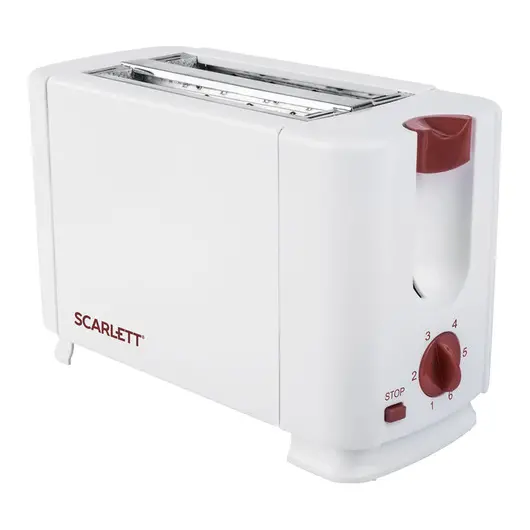 Тостер Scarlett SC-TM11013, 650Вт, металл/пластик, белый, фото 1