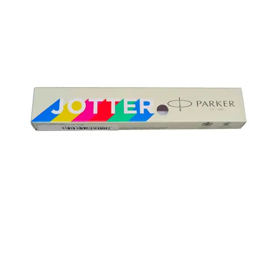 Ручка шариковая PARKER &quot;Jotter Orig White&quot;, корпус белый, детали нержавеющая сталь, синяя, RG0032930, фото 2
