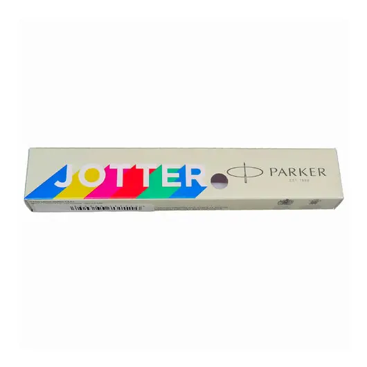 Ручка шариковая PARKER &quot;Jotter Orig Black&quot;, корпус черный, детали нержавеющая сталь, синяя, RG0033010, фото 2