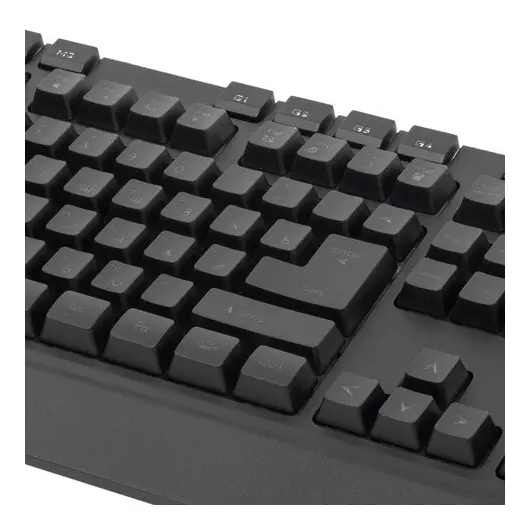 Клавиатура проводная игровая SONNEN KB-7700,USB,117клавиш,10 програм-х, подсветка, черная,513512, фото 11