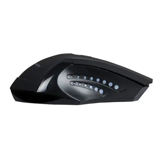 Мышь проводная игровая SONNEN I3, пластик, 6 кнопок, 800-2400 dpi, LED-подсветка, черная,513523, фото 14