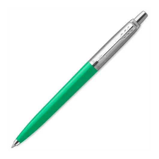 Ручка шариковая PARKER &quot;Jotter Orig Green&quot;, корпус зеленый, детали нержавеющая сталь, блистер, синяя, 2076058, фото 1