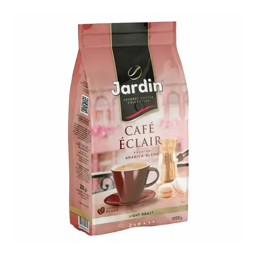 Кофе в зернах JARDIN &quot;Cafe Eclair&quot; (Кафе Эклер), 1000г, вакуумная упаковка, ш/к 16288, 1628-06, фото 3