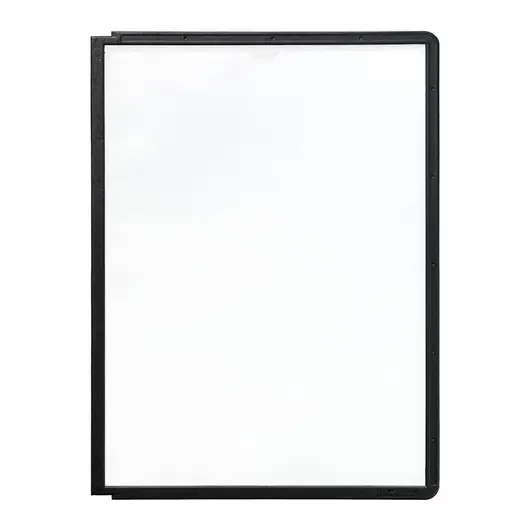 Комплект демо-панелей Durable, А4, 5шт, черная рамка, фото 1