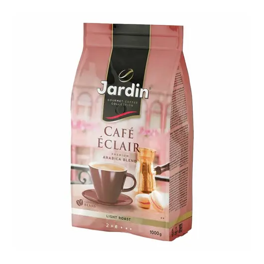 Кофе в зернах JARDIN &quot;Cafe Eclair&quot; (Кафе Эклер), 1000г, вакуумная упаковка, ш/к 16288, 1628-06, фото 2