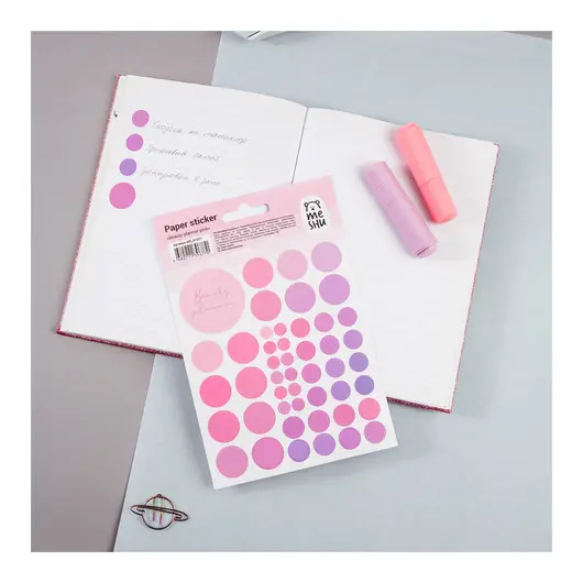 Наклейки бумажные MESHU &quot;Beauty planner pink&quot;, фото 1