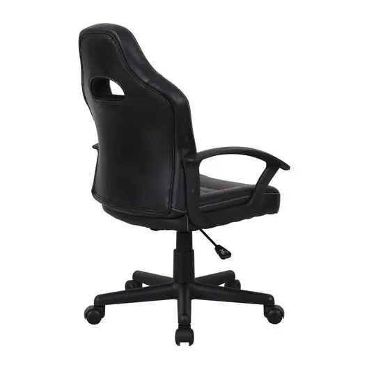 Кресло компьютерное BRABIX &quot;Spark GM-201&quot;, экокожа, черное/красное, 532503, фото 4