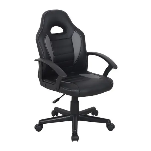 Кресло компьютерное BRABIX &quot;Spark GM-201&quot;, экокожа, черное/серое, 532504, фото 1