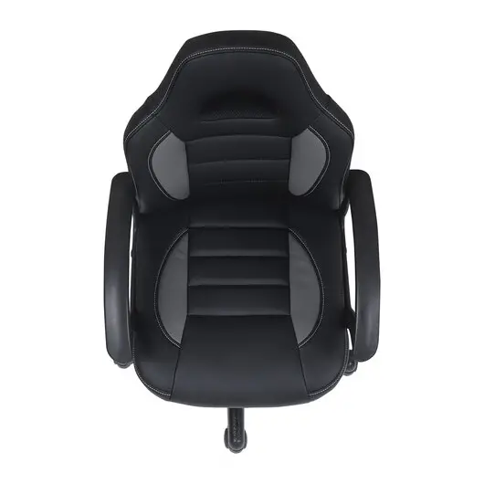 Кресло компьютерное BRABIX &quot;Spark GM-201&quot;, экокожа, черное/серое, 532504, фото 6