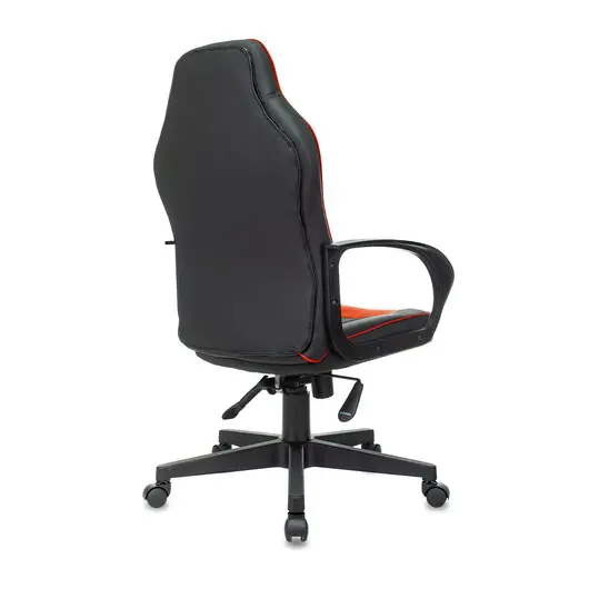 Кресло компьютерное BRABIX &quot;Game GM-017&quot;, экокожа/ткань, черное/красное, 532642, GM-017_532642, фото 3