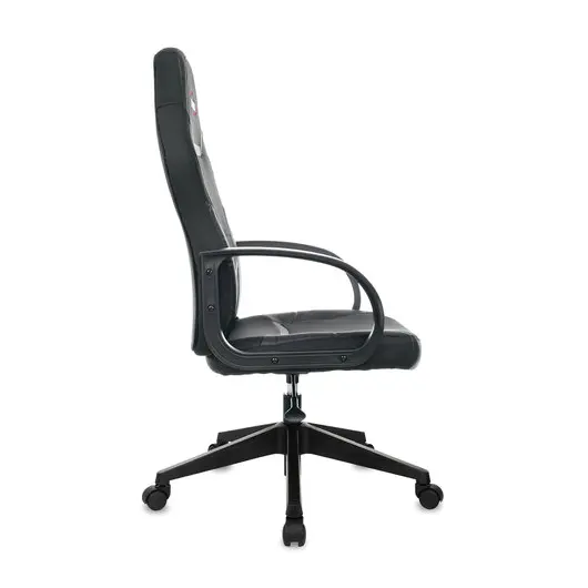 Кресло компьютерное BRABIX &quot;Alpha GM-018&quot;, ткань/экокожа, черное, 532636, GM-018_532636, фото 2
