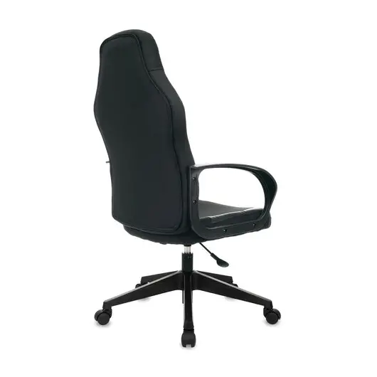 Кресло компьютерное BRABIX &quot;Alpha GM-018&quot;, ткань/экокожа, черное, 532636, GM-018_532636, фото 3