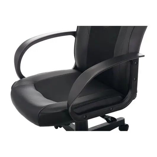 Кресло компьютерное BRABIX &quot;Game GM-017&quot;, экокожа/ткань, черное, 532641, GM-017_532641, фото 9