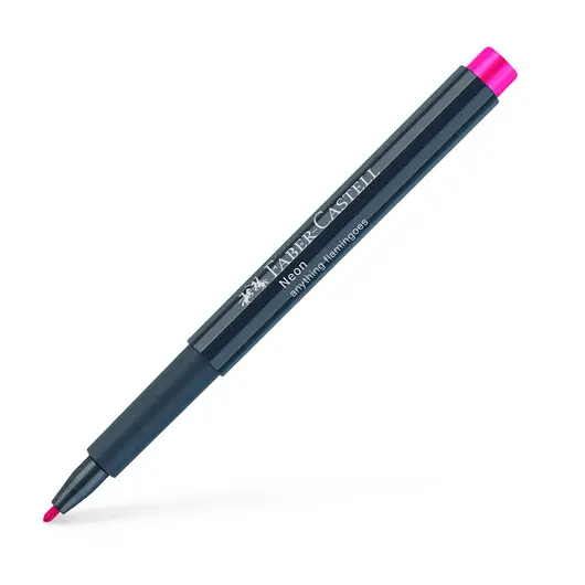 Маркер для декорирования Faber-Castell &quot;Neon&quot; цвет 128 ярко-розовый, пулевидный, 1,5мм, фото 1