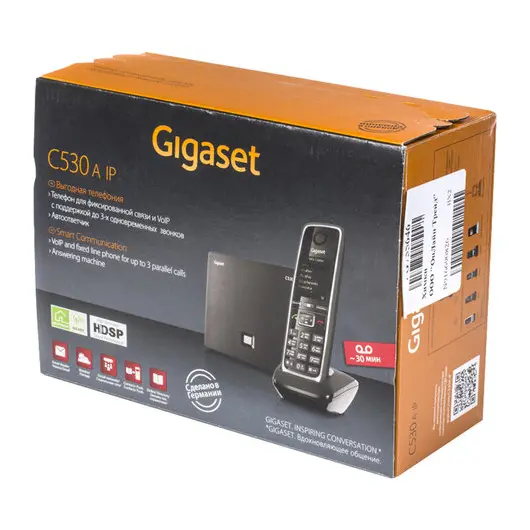 IP Телефон Gigaset C530A IP System, память 200 номеров, АОН, повтор, часы, черный, S30852H2526S301, фото 9