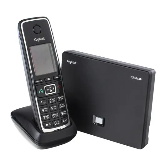 IP Телефон Gigaset C530A IP System, память 200 номеров, АОН, повтор, часы, черный, S30852H2526S301, фото 2