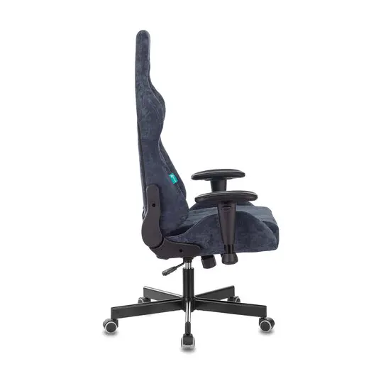 Кресло компьютерное Zombie VIKING KNIGHT, 2 подушки, ткань, синее, 1372993, фото 8