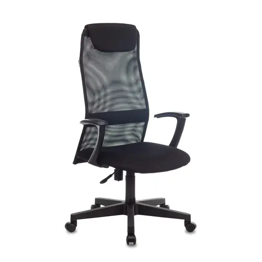 Кресло офисное KB-8, ткань-сетка, черное, 492617, фото 1
