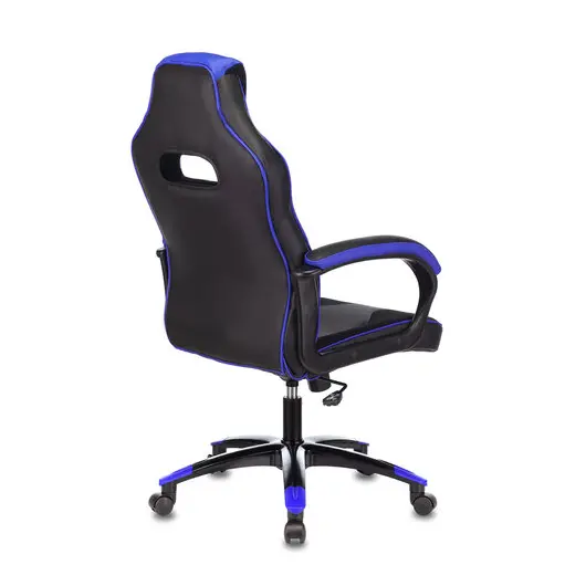 Кресло компьютерное Zombie VIKING 2 AERO, экокожа/ткань, черное/синее, 1180817, фото 5
