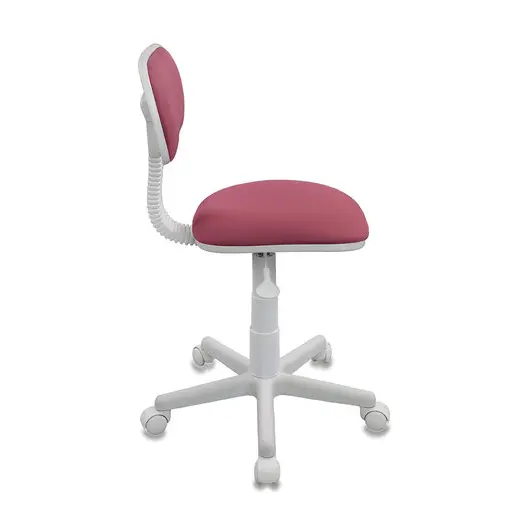 Кресло детское CH-W201NX, без подлокотников, пластик белый, розовое, 477005, фото 4