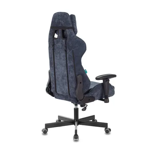 Кресло компьютерное Zombie VIKING KNIGHT, 2 подушки, ткань, синее, 1372993, фото 5